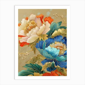 Chinese Flower Painting 104 Art Print