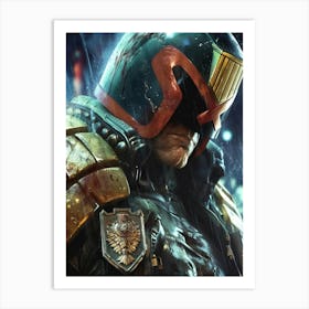 Judge Dredd Art Print