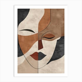 Abstract Woman Canvas Print 2 Art Print