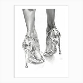 High Heeled Shoes 9 Art Print