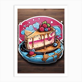 Slice Of Cake Art Print