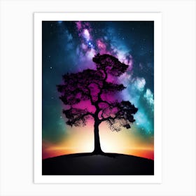 Tree In The Sky 21 Art Print