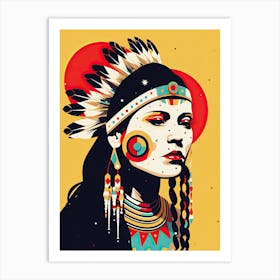 Modern Pop Art: Native American Legends Art Print