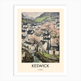 Keswick (Cumbria) Painting 1 Travel Poster Art Print