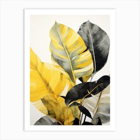 Yellow Leaves 2 Art Print