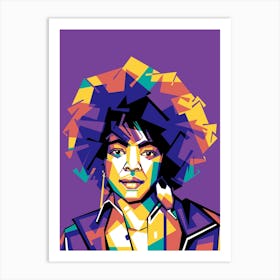 Lauryn Hill WPAP Art Print