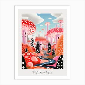 Poster Of Forte Dei Marmi, Italy, Illustration In The Style Of Pop Art 2 Art Print