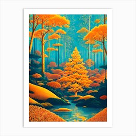 Forest 48 Art Print