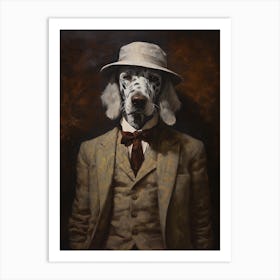 Gangster Dog English Setter Art Print