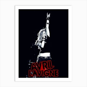 Avril Lavigne 17 Art Print