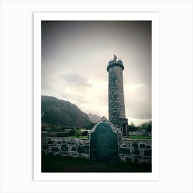 The Glenfinnan Monument To The Jacobite Rising Of 1745, Glenfinnan, Scottish Highlands Art Print