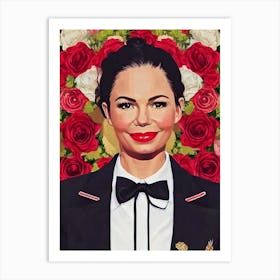 Michelle Williams Illustration Movies Art Print