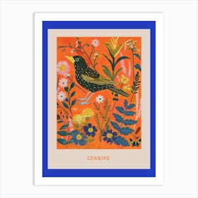 Spring Birds Poster Cowbird 3 Art Print