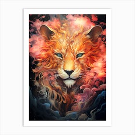 Lion Art 2 Art Print