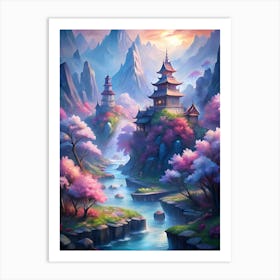 Asian Landscape 1 Art Print