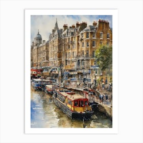 The River Thames Art Print