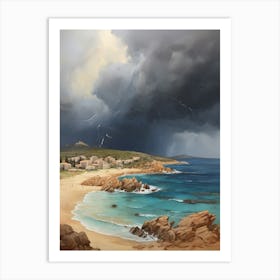 Stormy Seas.9 Art Print