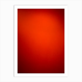 Abstract Orange Art Print
