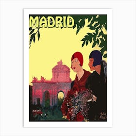 Ladies From Madrid, Spain Art Print