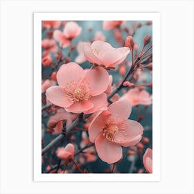 Pink Cherry Blossoms Art Print