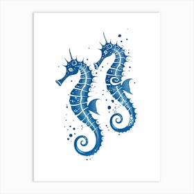 Seahorses 1 Art Print