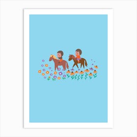 Pony Ride Art Print