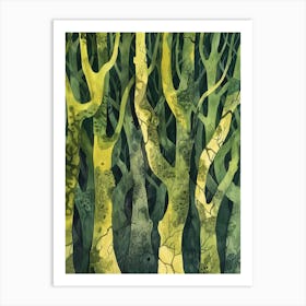 Forest Of Trees Art Print