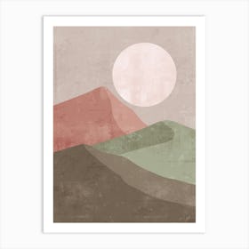 Abstract Landscape Painting Art Print