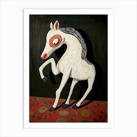 White Horse 2 Art Print