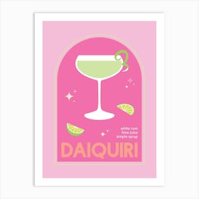 Daiquiri Cocktail Art Print