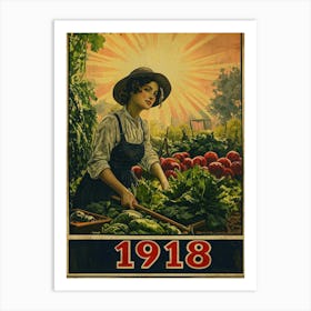 Aihrgdesign A Vintage Wartime Poster Promoting Victory Garden B4e90b3e A3ec 4e1c A094 Ed3064611244 2 Art Print