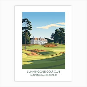 Sunningdale Golf Club (Old Course)   Sunningdale England 1 Art Print