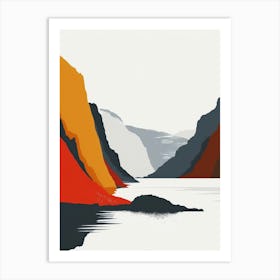 Fjords Of Norway 2 Art Print