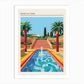 Montjuc Park Barcelona 3 Art Print