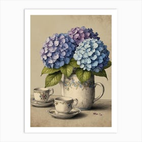 Hydrangeas 4 Art Print