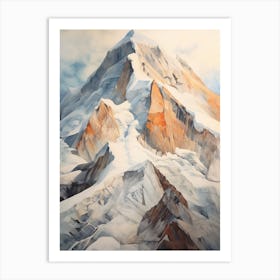 Mount Logan Canada 1 Mountain Painting Art Print