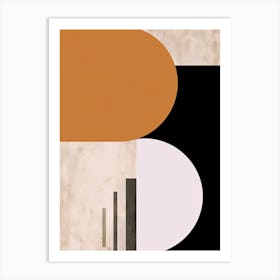 Vintage Variations; Geometric Nostalgia Art Print