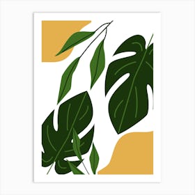 Tropical Leaves 4 Art Print