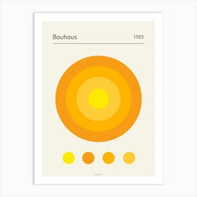 BAUHAUS | CONCENTRIC Y Art Print