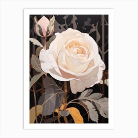 Flower Illustration Rose 3 Art Print