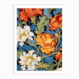 Wallpaper Floral Pattern 4 Art Print