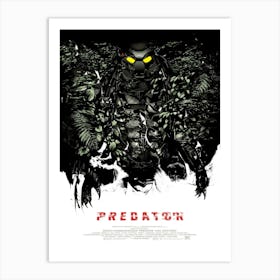 Predator artwork Art Print