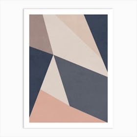 Geometric Triangles - AR02 Art Print