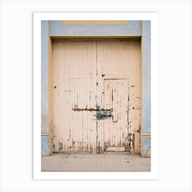 Old Garage Door // Valencia, Spain, Travel Photography Art Print