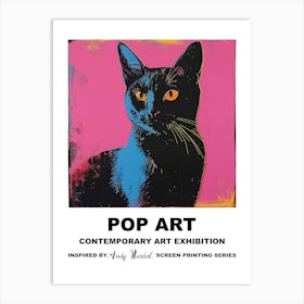 Poster Cat Pop Art 4 Art Print