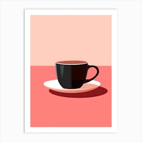 Minimalistic Cup Of Coffee 5 Art Print