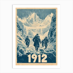 Aihrgdesign A Vintage Adventure Poster Of A 1912 Polar Expedi 952da729 0f81 4f98 A44f A06949426215 1 Art Print