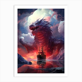 Godzilla Art Print