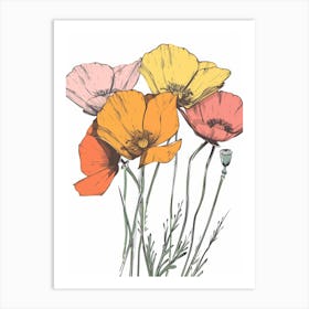 Poppies 134 Art Print