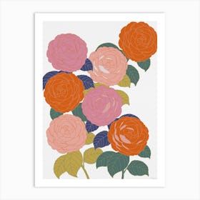 Flowers In Full Bloom Art Print